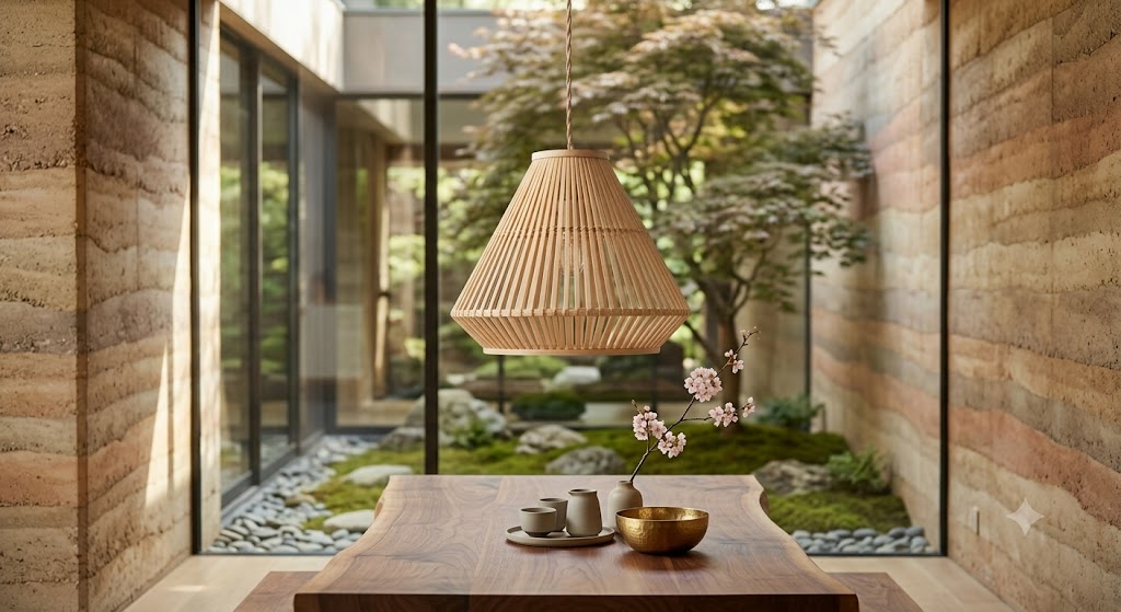 Bamboo Pendant Lamp Shade