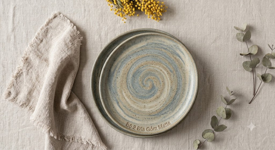 Matte Glaze Dinner Plate (Set of 2)