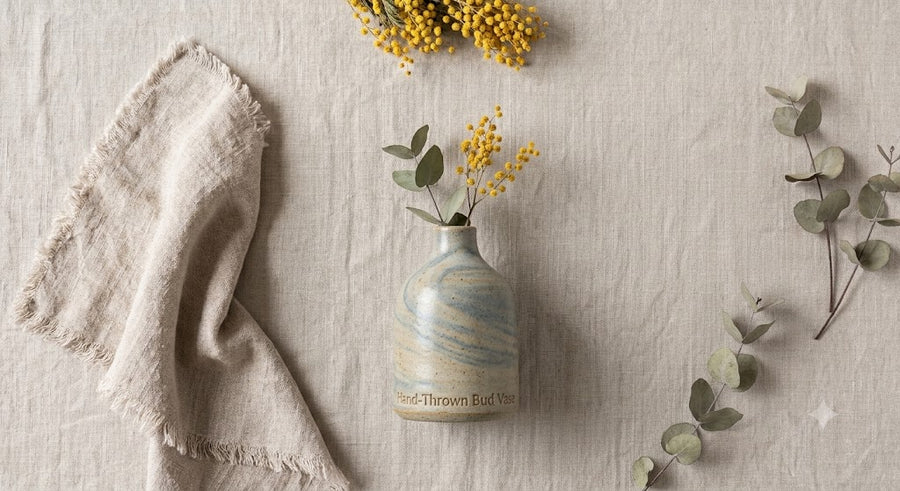 Hand-Thrown Bud Vase