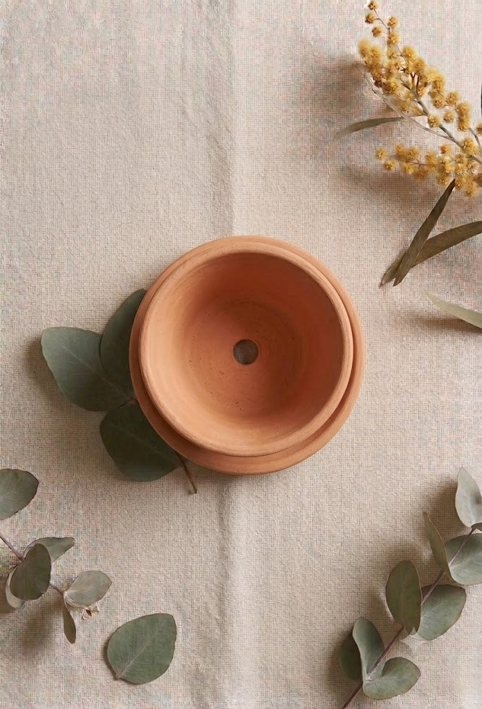 Terracotta Planter with Saucer