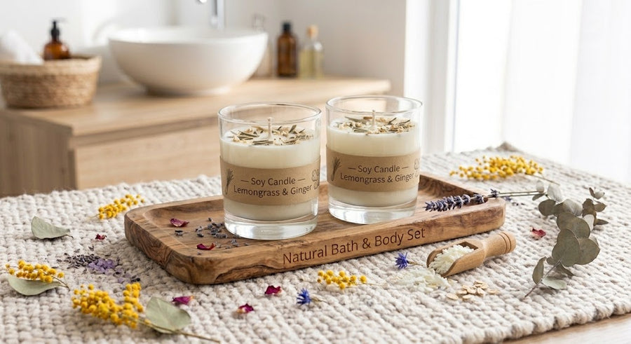 Soy Candle — Lemongrass & Ginger